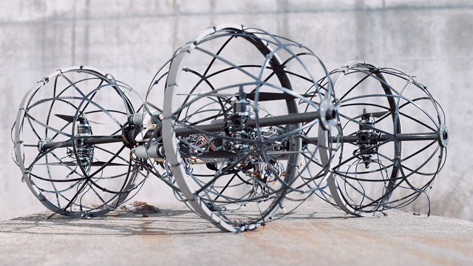 Drivocopter, Team CoSTAR's rolling/flying robot for the 2020 DARPA Subterranean Challenge Urban Circuit. 