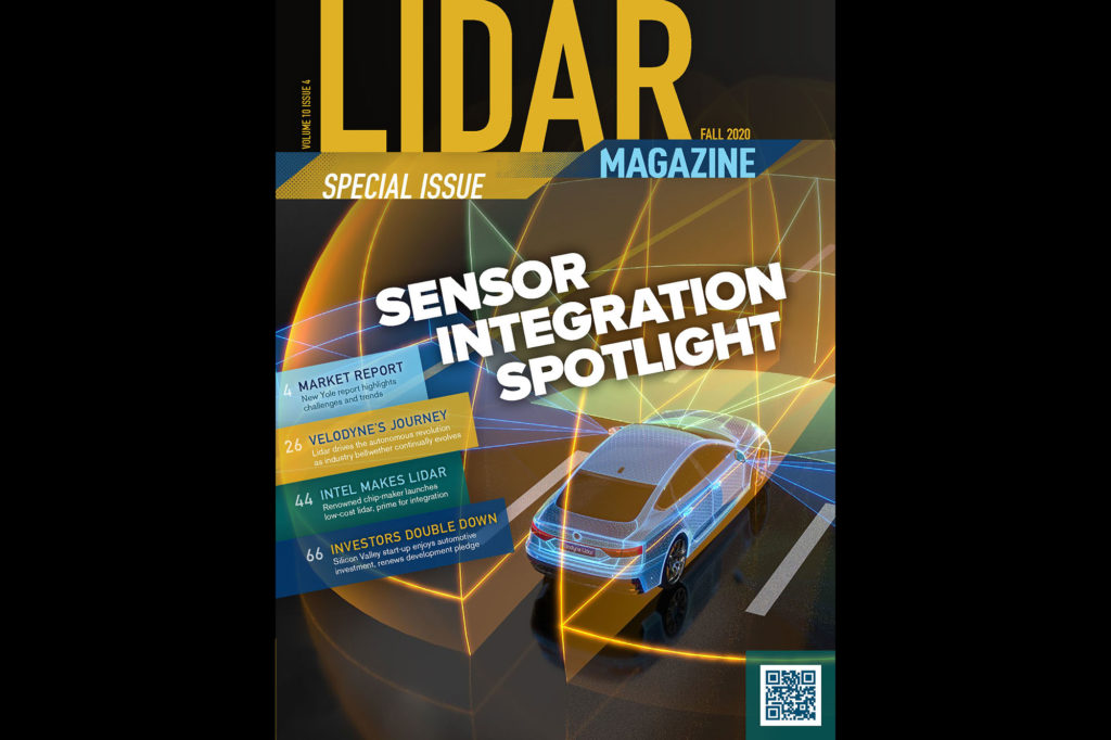 Cover of Fall Issue of Lidar Magazine Featuring Velodyne Lidar