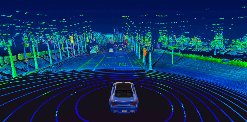 Velodyne Lidar’s Alpha Prime™ sensor provides real-time 3D vision that allows autonomous vehicles to see their surroundings.