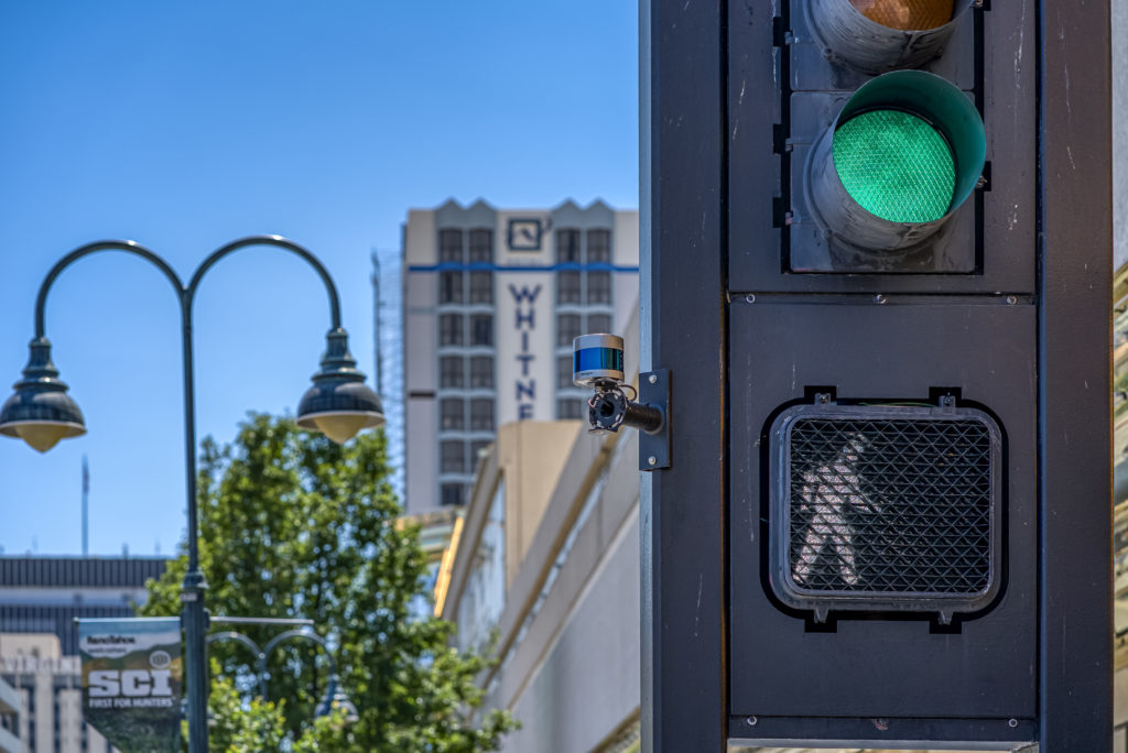Smart city solutions can use Velodyne’s lidar sensors to measure and monitor conditions in areas such as vehicle traffic, pedestrian safety, parking space management, speed measurement, V2X communications, queue and asset management, security and more.