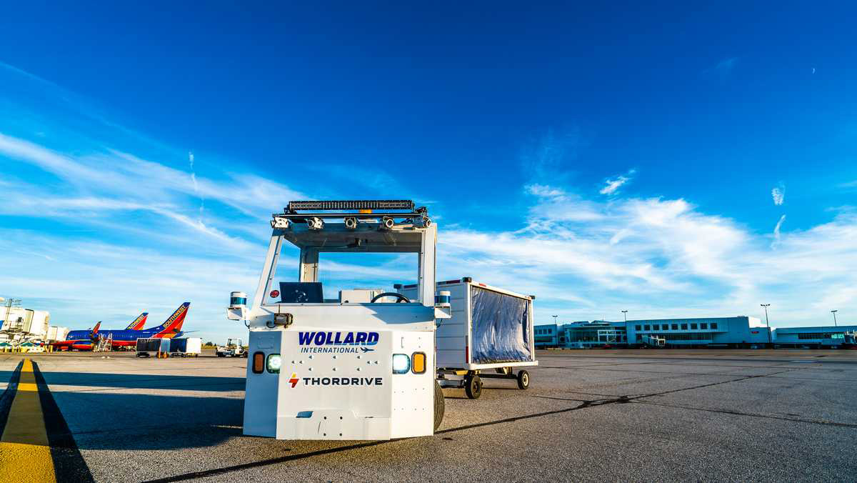 ThorDrive Autonomous Airport Baggage Transport