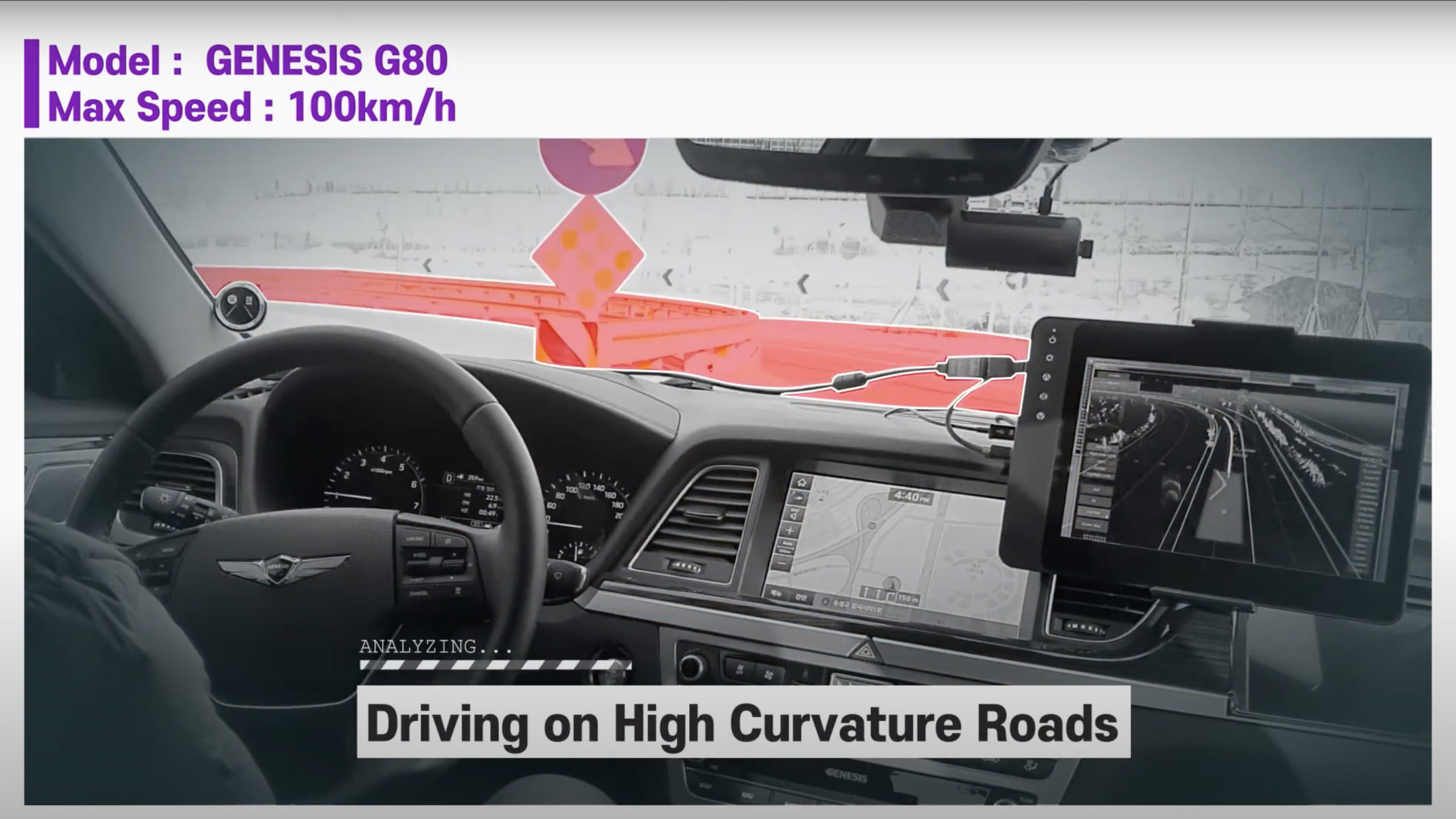 Driving on High Curvature Roads Autonomosly