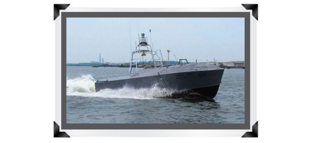 HDL-64E lidar sensor providing the “eyes” for the Common Unmanned Surface Vessel developed by Textron and its partners for the U.S. Navy