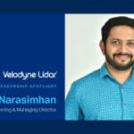 Partha Narasimhan of Velodyne Lidar India