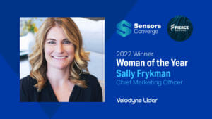 Sally Frykman, CMO of Velodyne Lidar, wins Woman of the Year 2022 Sensors Converge Award