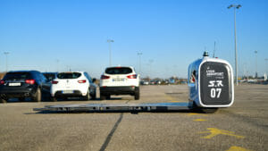 Stanley Robotics lidar-powered autonomous valet parking solution using Velodyne Lidar's Puck sensor (Photo: Stanley Robotics)