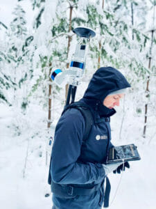 GreenValley International's mobile mapping backpack using Velodyne Lidar can be used in any weather